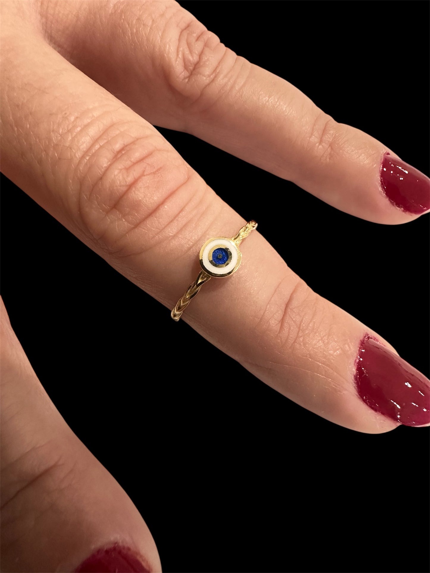 Anillo de Ojo Azul