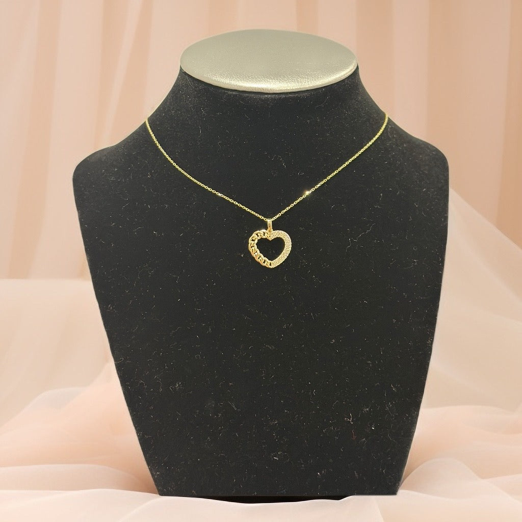 Cadena con dije de corazón