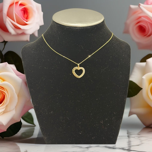 Cadena con dije de corazón