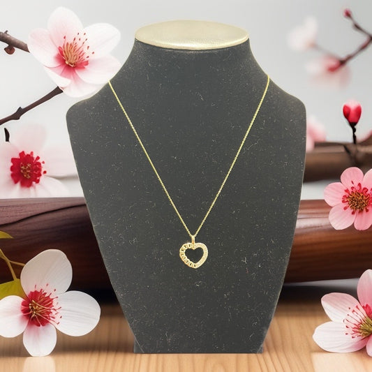 Cadena con dije de corazón