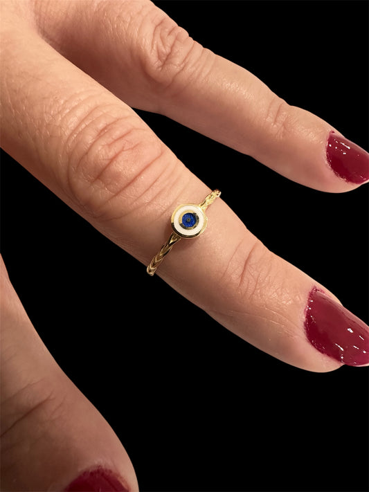 Anillo de Ojo Azul